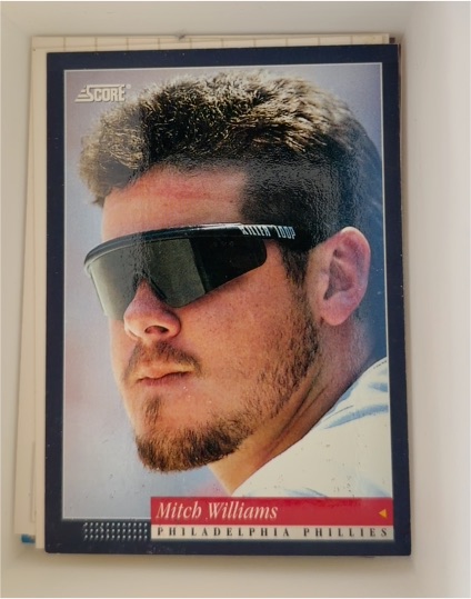 1994 Score #217 Mitch Williams — front