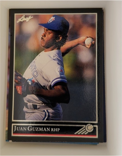 1992 Leaf #35 Juan Guzman — front