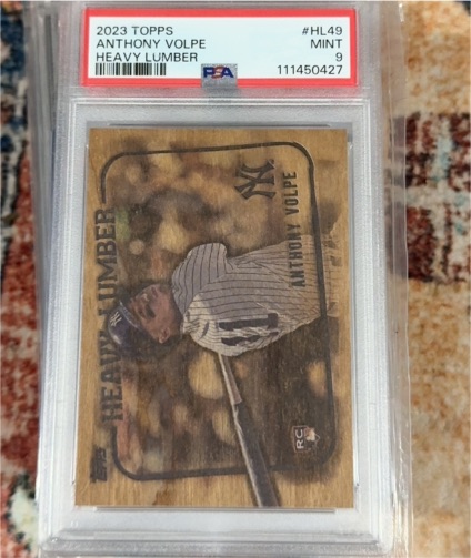 2023 Topps Heavy Lumber #HL49 Anthony Volpe — front
