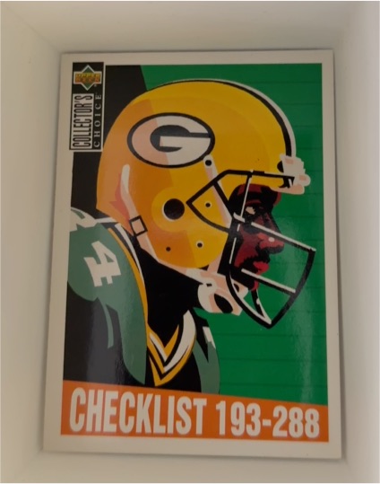 1994 Upper Deck Collector's Choice #381 Sterling Sharpe — front