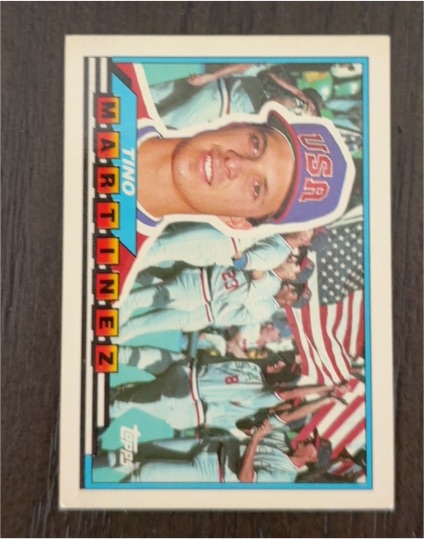 1989 Topps Big #93 Tino Martinez — front