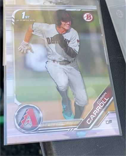 2019 Bowman Draft #BD-125 Corbin Carroll — front