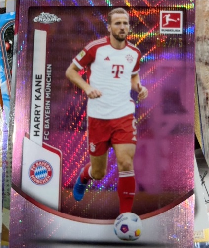 2023-24 Topps Chrome Bundesliga #82 Harry Kane FC Bayern Munchen — front