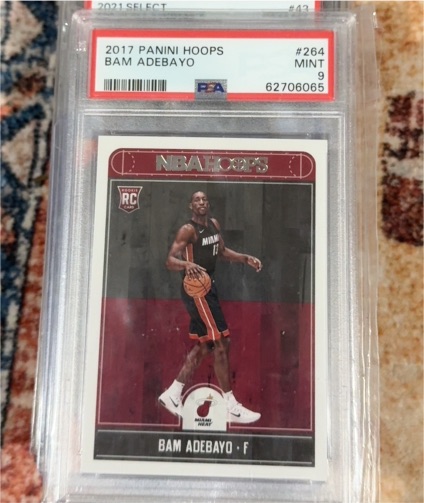 2017 Panini Hoops #264 Bam Adebayo — front
