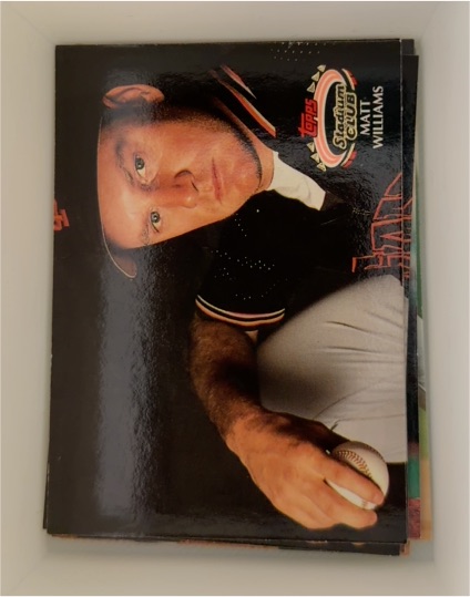 1992 Topps Stadium Club #582 Matt Williams — front