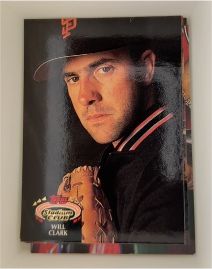 1992 Topps Stadium Club #460 Will Clark — front