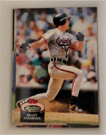 1993 Topps Stadium Club #684 Brady Anderson — front
