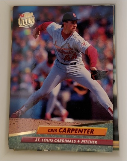 1992 Fleer Ultra #563 Cris Carpenter — front