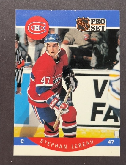 1990-91 Pro Set #152 Stephan Lebeau — front