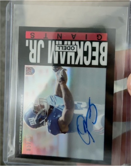 2014 Topps Chrome #15 Odell Beckham Jr. — front