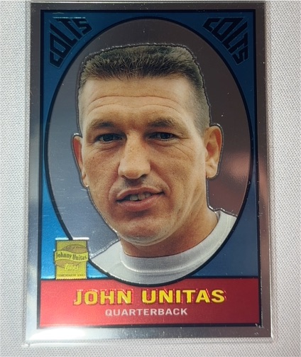 2000 Topps Chrome #R11 Johnny Unitas — front