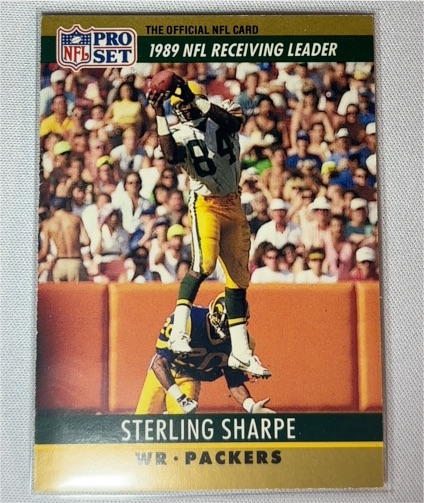1990 Pro Set #13 Sterling Sharpe — front