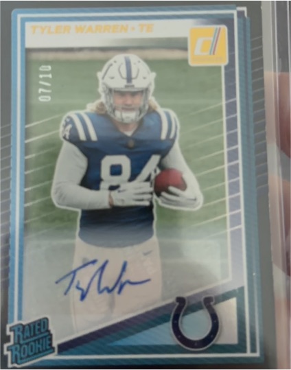 2025 Panini Donruss #337 Tyler Warren — front