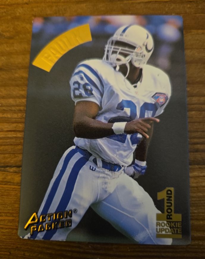 1994 Action Packed Rookie Update #122 Marshall Faulk — front