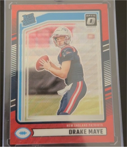 2024 Panini Donruss Optic #379 Drake Maye — front