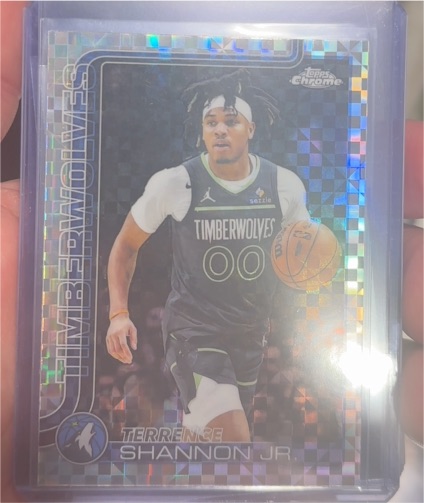 2025-26 Topps Chrome #198 Terrence Shannon Jr. — front