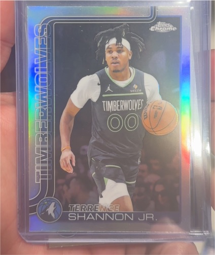 2025-26 Topps Chrome #198 Terrence Shannon Jr. — front