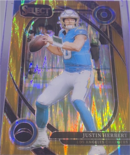 2024 Panini Select Club Level #232 Justin Herbert — front