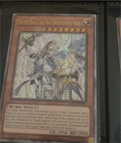 Yu-Gi-Oh! Master Peace, The True Dracoslaying King MACR-EN024 — front
