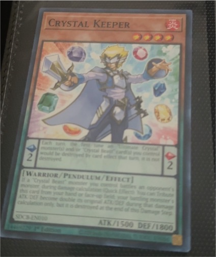 Yu-Gi-Oh! Crystal Keeper SDCB-EN010 — front
