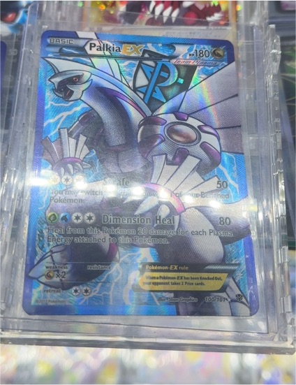 2013 Pokémon Plasma Blast #100 Palkia EX — front