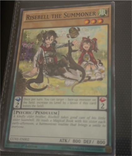2016 Yu-Gi-Oh! CORE-EN002 Risebell the Summoner — front