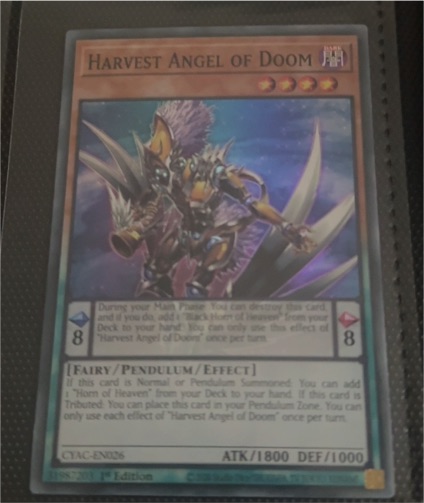 Yu-Gi-Oh! 2014 Cyberstorm Access #CYAC-EN026 Harvest Angel of Doom — front