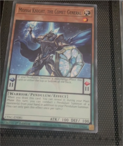 2023 Yu-Gi-Oh! CYAC-EN081 Moissa Knight, the Comet General — front
