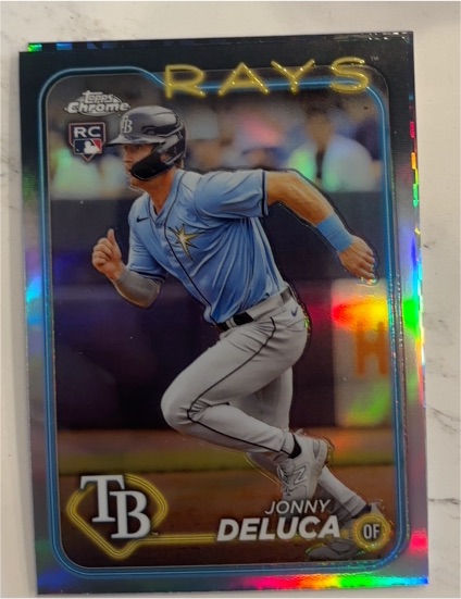 2024 Topps Chrome #163 Jonny Deluca — front