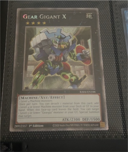 2015 Yu-Gi-Oh! RA04-EN188 Gear Gigant X — front