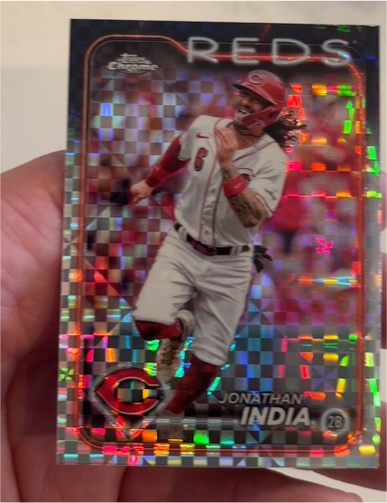 2024 Topps Chrome #185 Jonathan India — front