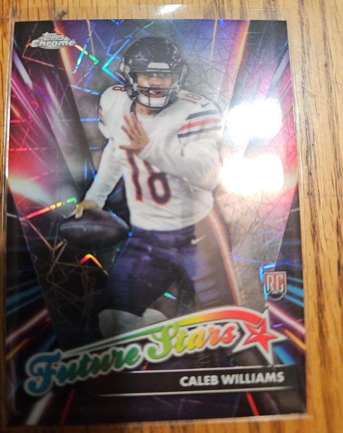 2024 Topps Chrome #FS-1 Caleb Williams Future Stars Rookie RC — front