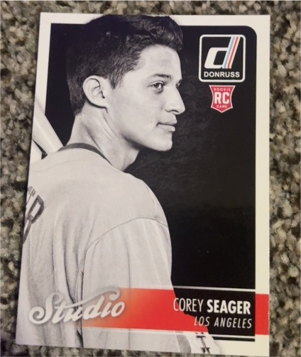 2016 Donruss Studio #S5 Corey Seager — front