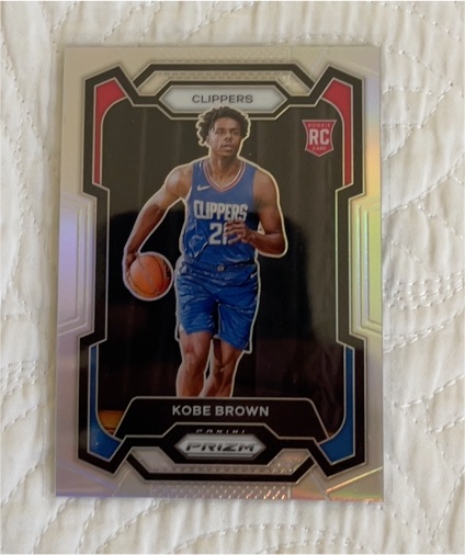 2023-24 Panini Prizm #144 Kobe Brown — front