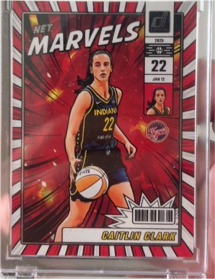 2025 Donruss WNBA #19 Caitlin Clark Net Marvels — front