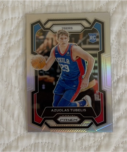 2023-24 Panini Prizm #283 Azuolas Tubelis — front