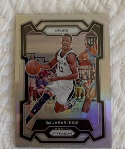 2023-24 Panini Prizm #299 Sir'Jabari Rice — front