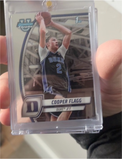 2024-25 Bowman University Chrome #16 Cooper Flagg — front