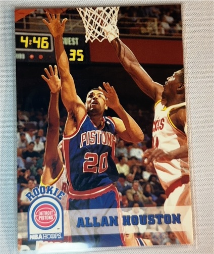 1993-94 NBA Hoops #332 Allan Houston Rookie — front