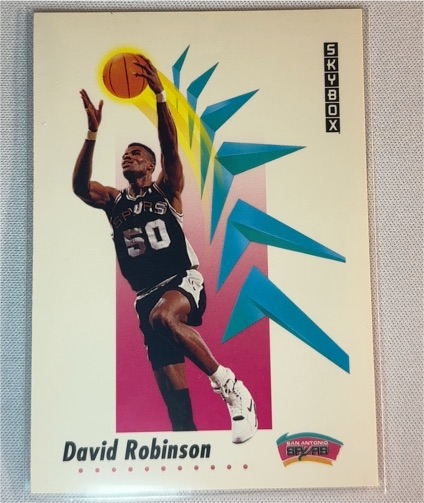 1991-92 SkyBox #261 David Robinson — front