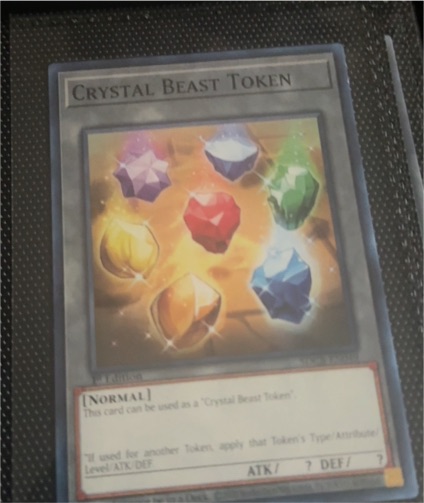 2022 Yu-Gi-Oh! SDCB-EN049 Crystal Beast Token — front