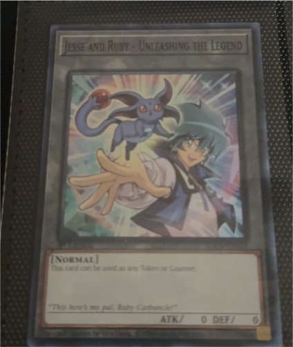 2020 Yu-Gi-Oh! SDCB-EN048 Jesse and Ruby - Unleashing the Legend — front