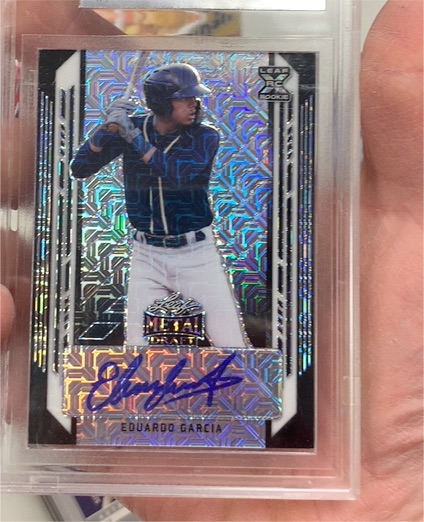 2021 Leaf Metal Draft #BA-EG1 Eduardo Garcia — front