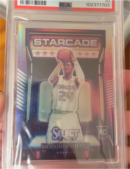 2023 Panini Select #9 Brandon Miller Starcade — front