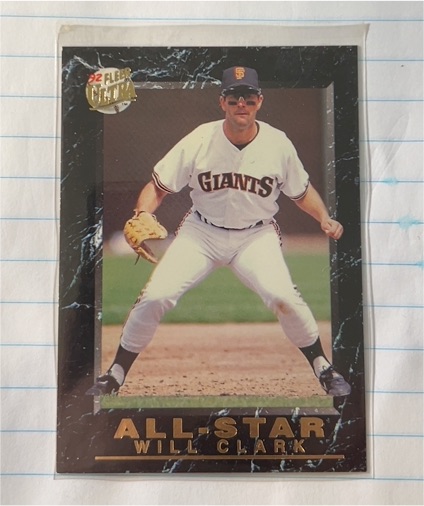 1992 Fleer Ultra All-Stars #11 Will Clark — front
