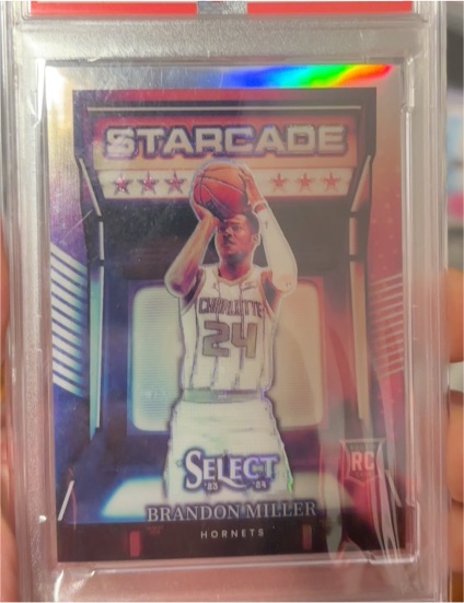 2023-24 Panini Select #9 Brandon Miller Starcade — front
