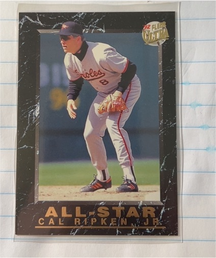 1992 Fleer Ultra #3 Cal Ripken Jr. All-Star — front