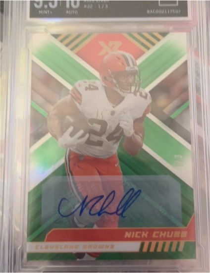 2022 Panini XR #X2 Nick Chubb — front