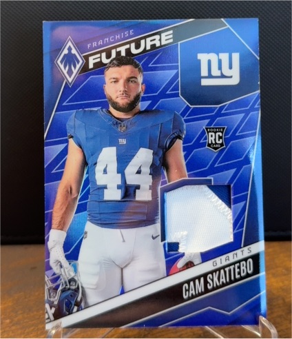 2025 Panini Phoenix Franchise Future #FFM-CSO Cam Skattebo — front