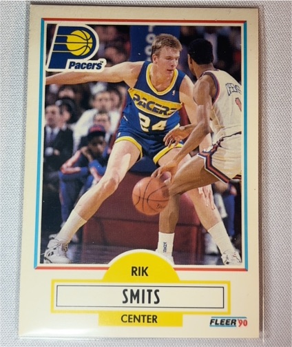 1990-91 Fleer #82 Rik Smits — front